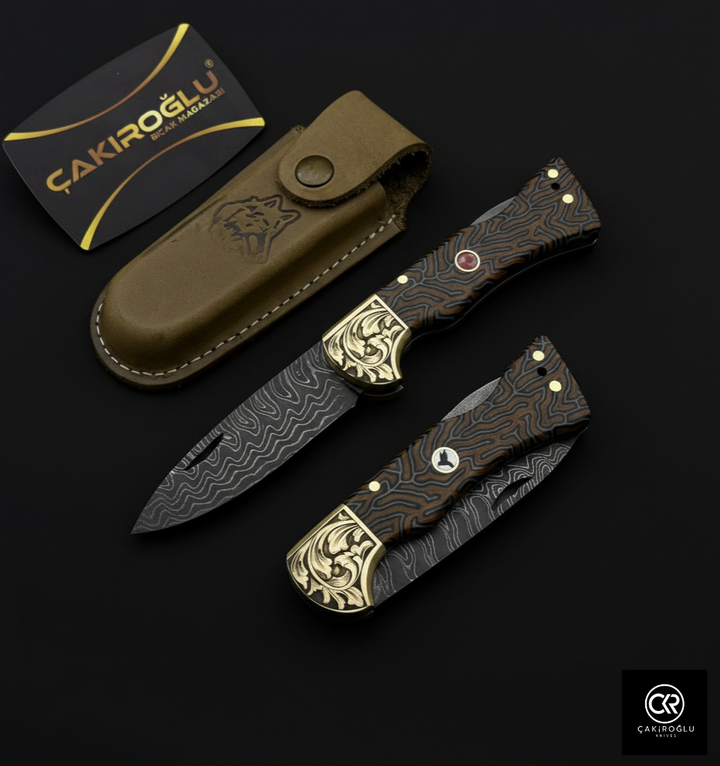 Corvus Series - Custom Handcrafted Folding Knife - Limited Edition
