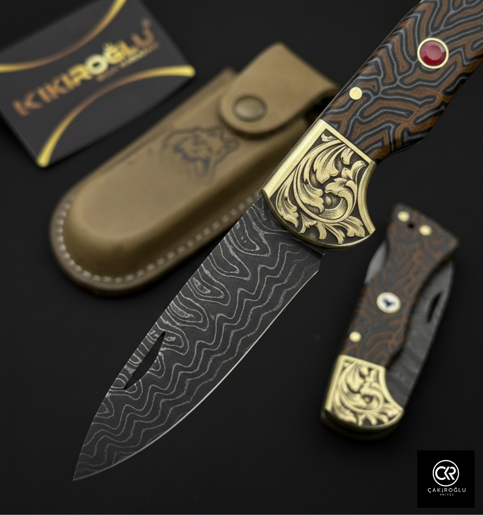 Corvus Series - Custom Handcrafted Folding Knife - Limited Edition