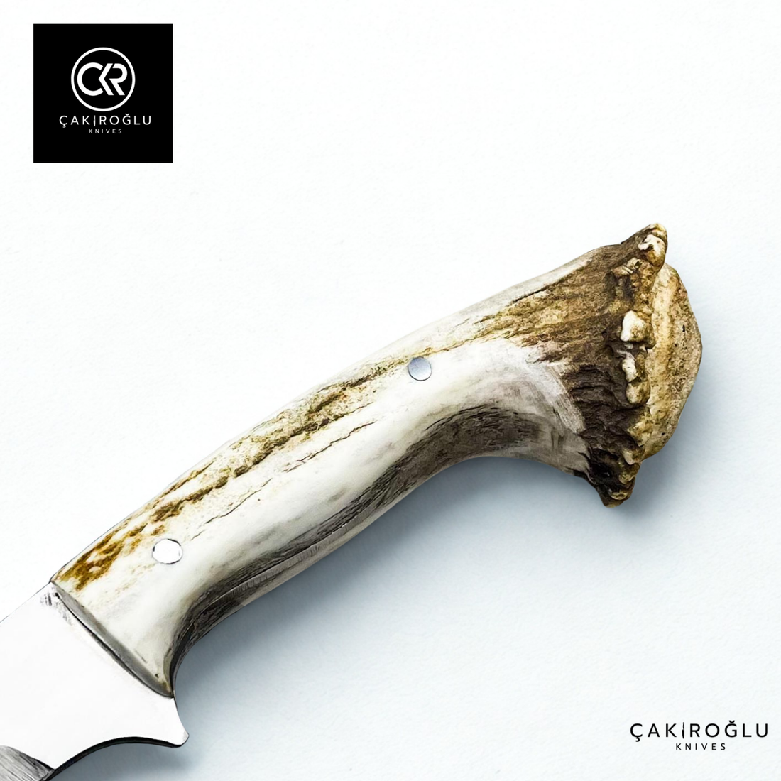 Handcrafted Custom Kukri - Root Stag Horn Handle