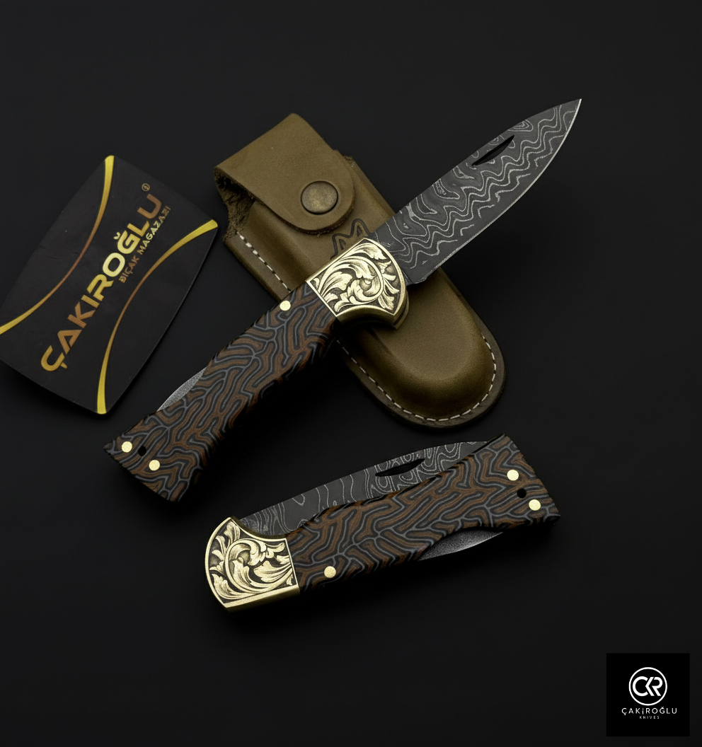 Corvus Series - Custom Handcrafted Folding Knife - Limited Edition
