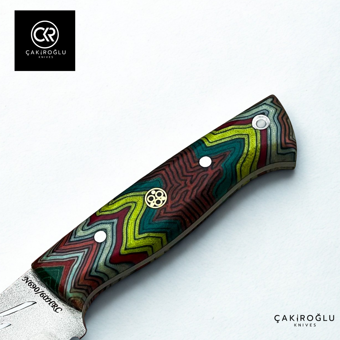 Handcrafted Custom-made Böhler N690 Steel & G-carta Handle Hunting Knife