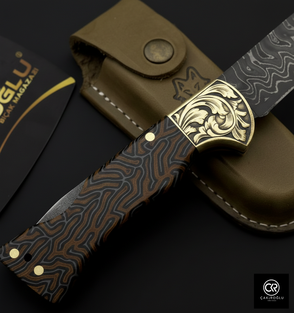 Corvus Series - Custom Handcrafted Folding Knife - Limited Edition