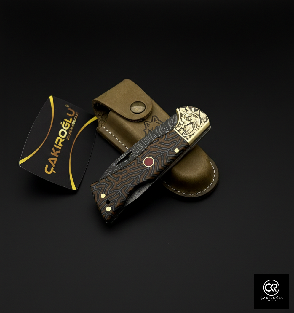 Corvus Series - Custom Handcrafted Folding Knife - Limited Edition