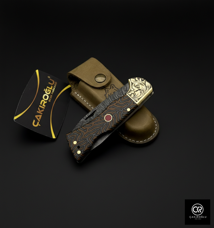 Corvus Series - Custom Handcrafted Folding Knife - Limited Edition