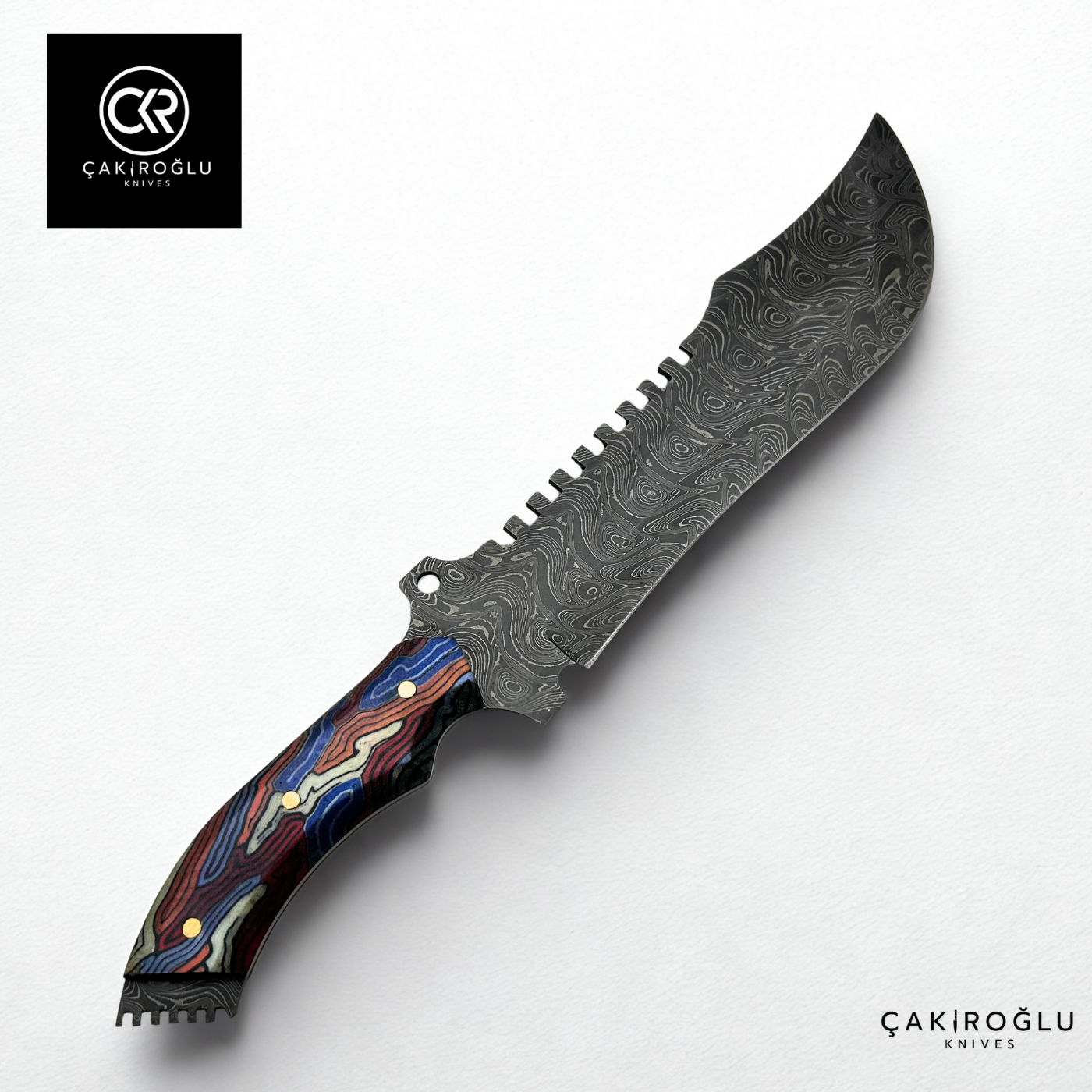 Ironhowl Exclusive Edition - Handcrafted Damascus Steel Jungle Machete