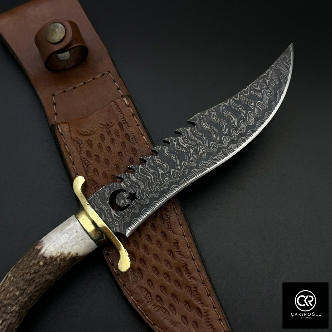 Hunter 921 Plus Collector's Edition - Handcrafted Custom-made Damascus Steel Hunting Knife