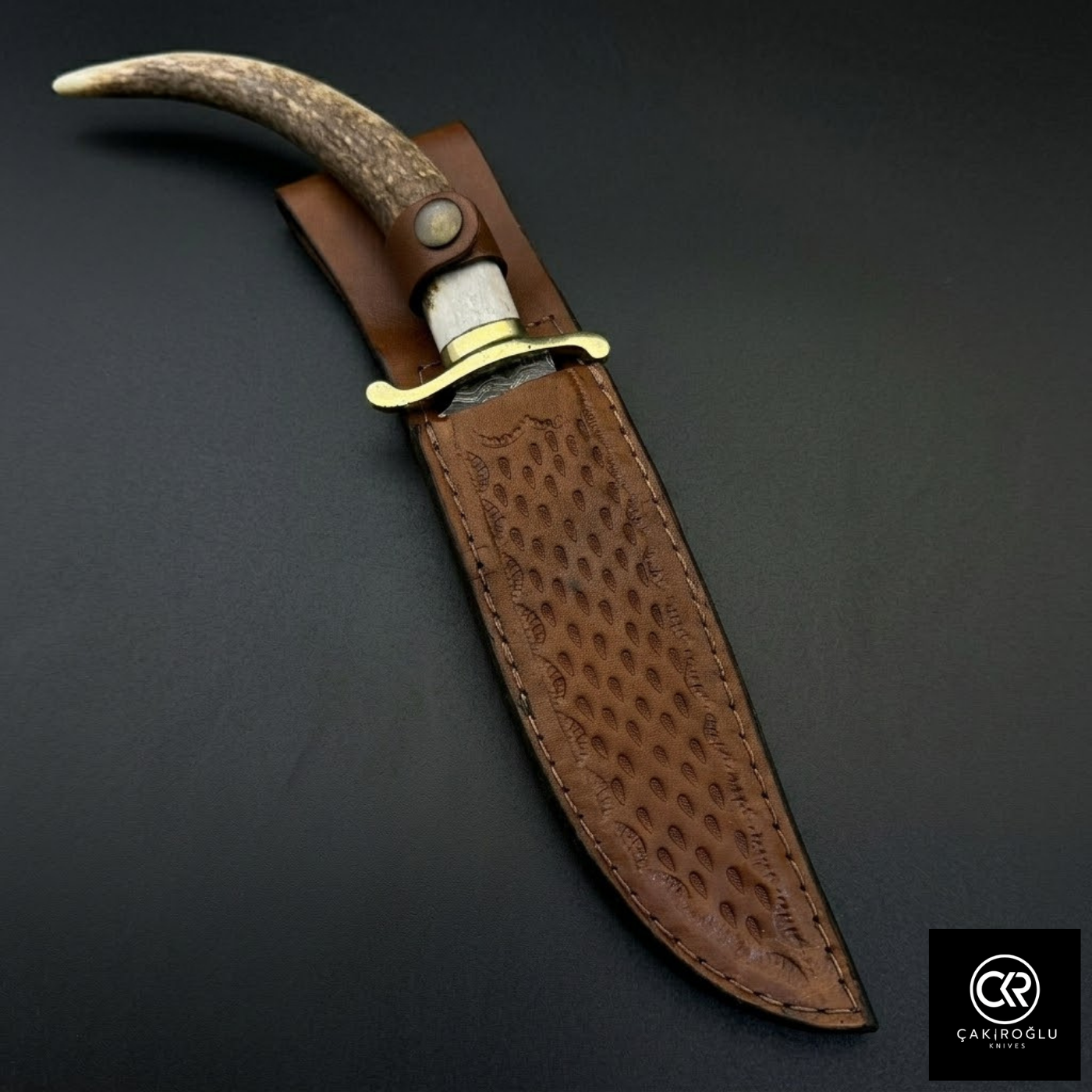 Hunter 921 Plus Collector's Edition - Handcrafted Custom-made Damascus Steel Hunting Knife