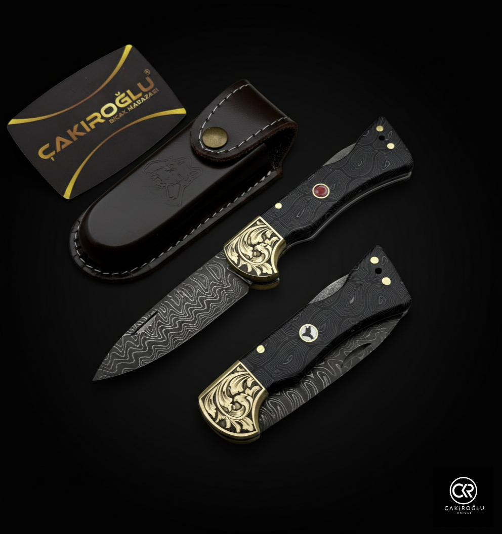 Corvus Series - Custom Handcrafted Folding Knife - Limited Edition