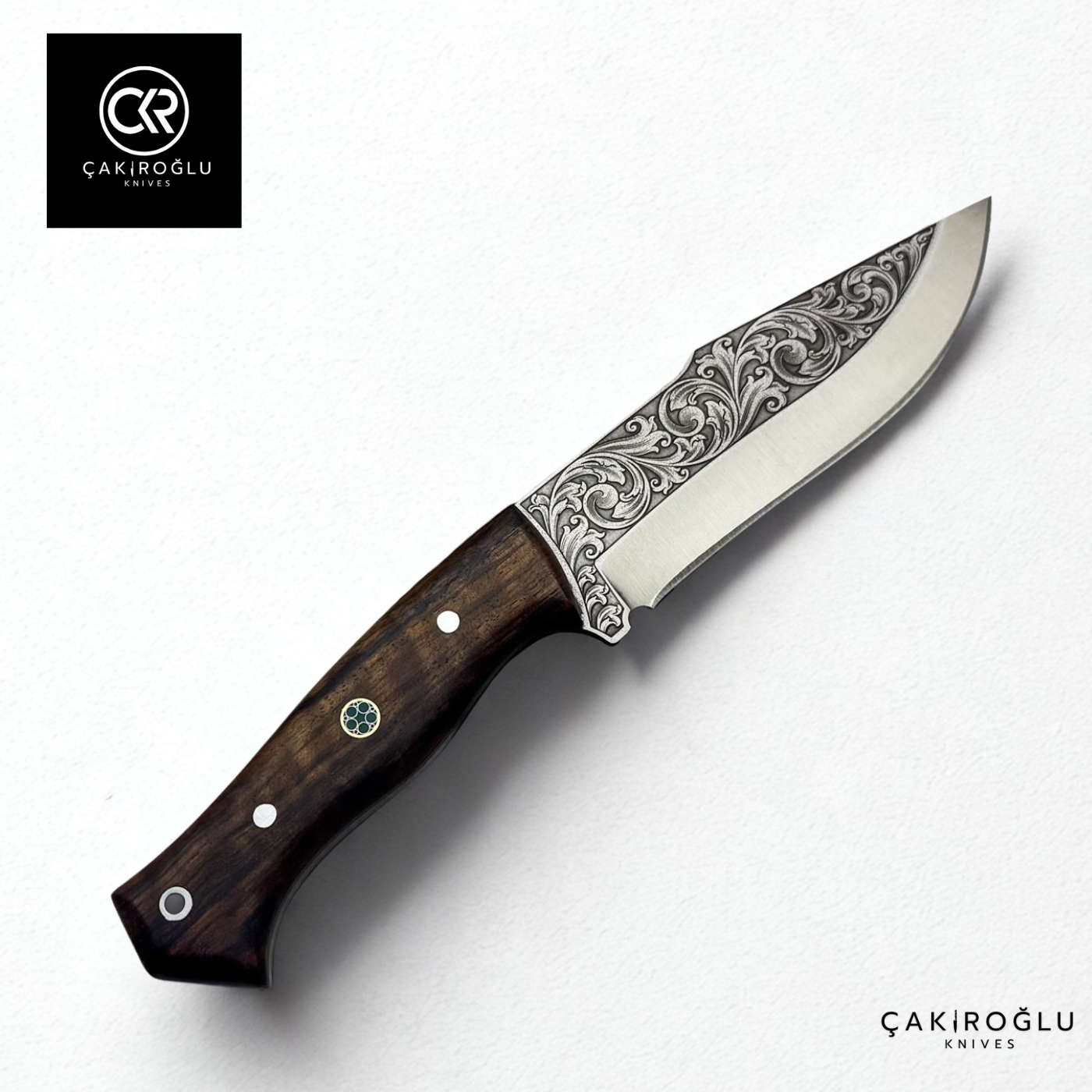 Handcrafted Custom-made Engraved Hunting Knife with Böhler N690 Steel