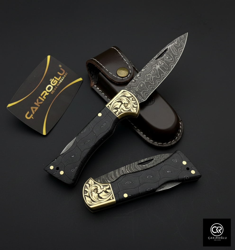 Corvus Series - Custom Handcrafted Folding Knife - Limited Edition
