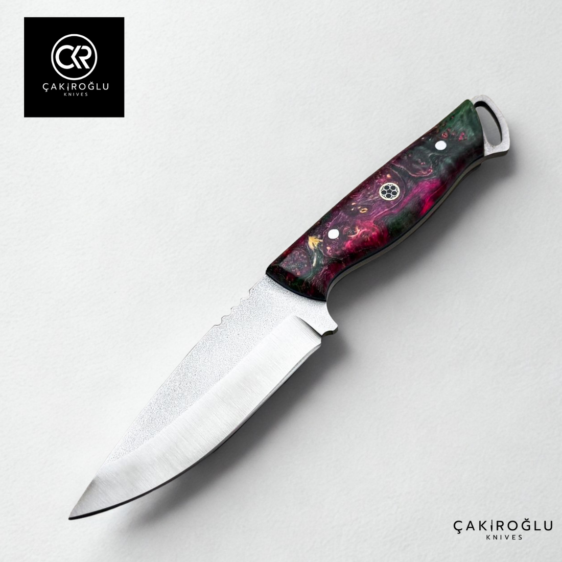 Handcrafted Custom-made Böhler N690 Steel & Stabilized Handle Hunting Knife