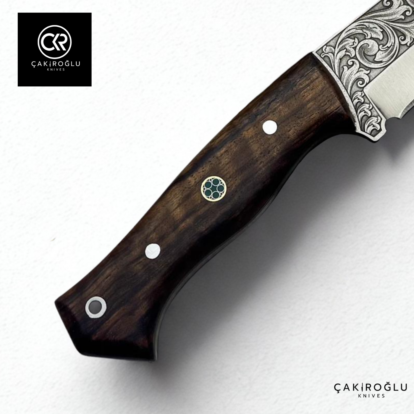 Handcrafted Custom-made Engraved Hunting Knife with Böhler N690 Steel