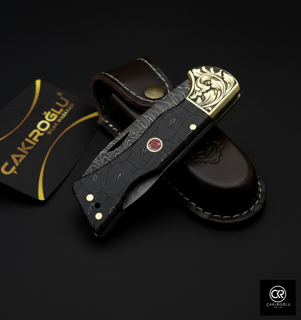 Corvus Series - Custom Handcrafted Folding Knife - Limited Edition