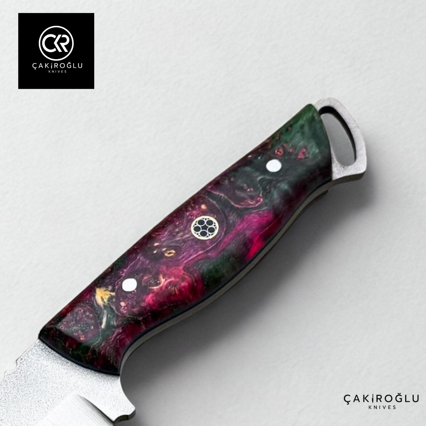 Handcrafted Custom-made Böhler N690 Steel & Stabilized Handle Hunting Knife