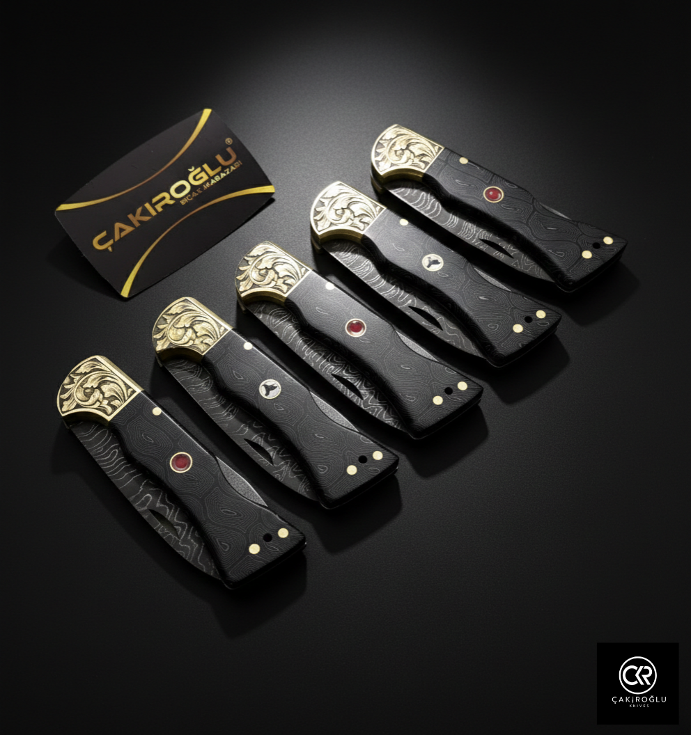 Corvus Series - Custom Handcrafted Folding Knife - Limited Edition