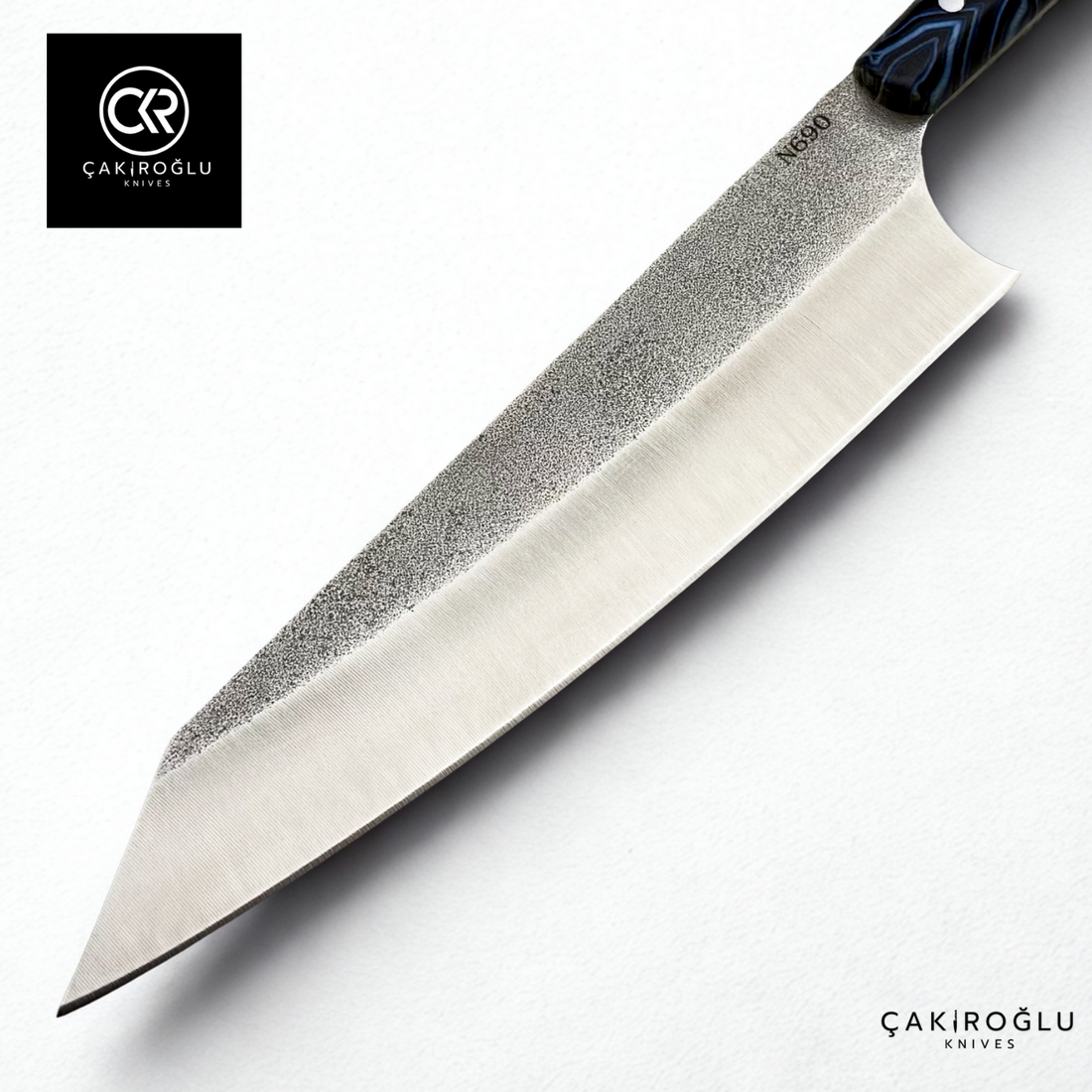 Kiritsuke Model Handcrafted Chef Knife - Böhler N690 Steel & G-carta Handle