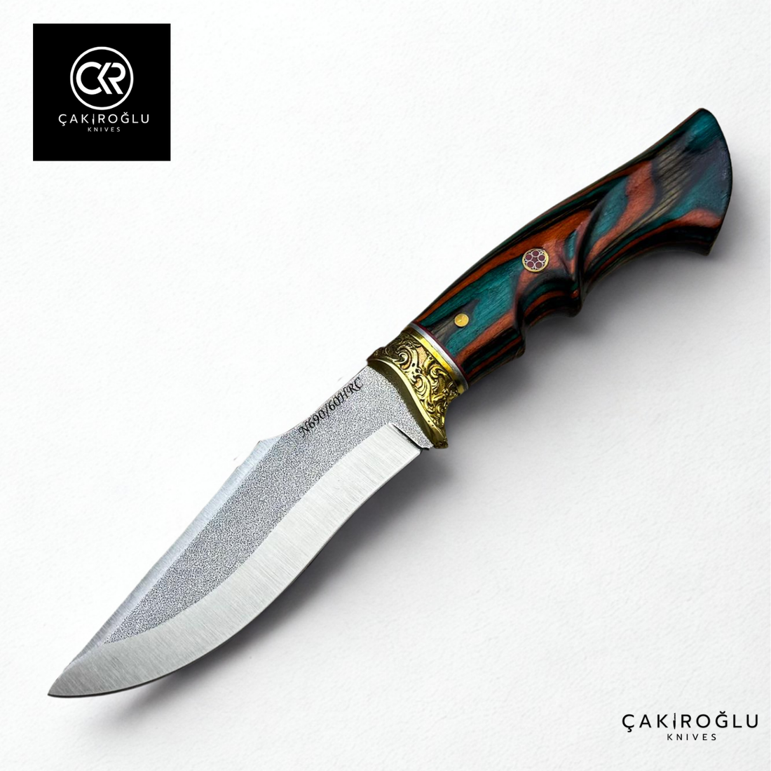Heritage OceanFlame - Handcrafted Custom Hunting Knife