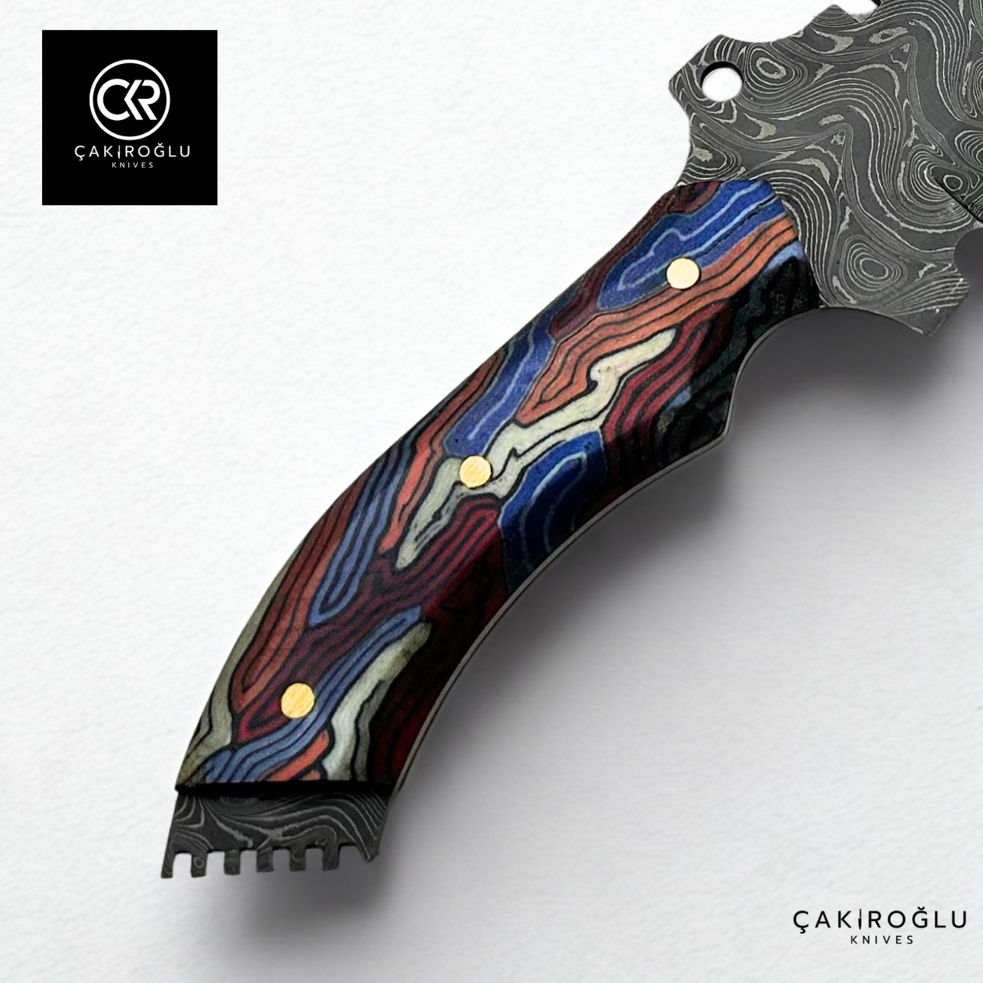 Ironhowl Exclusive Edition - Handcrafted Damascus Steel Jungle Machete