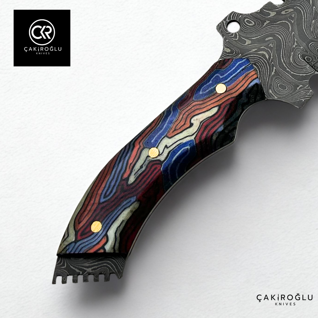 Ironhowl Exclusive Edition - Handcrafted Damascus Steel Jungle Machete