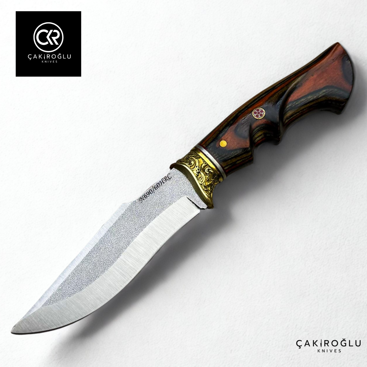 Heritage 296 Ember - Handcrafted Custom N690 Steel Hunting Knife