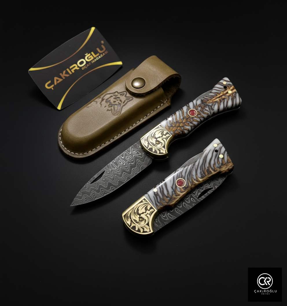 Corvus Series - Custom Handcrafted Folding Knife - Limited Edition