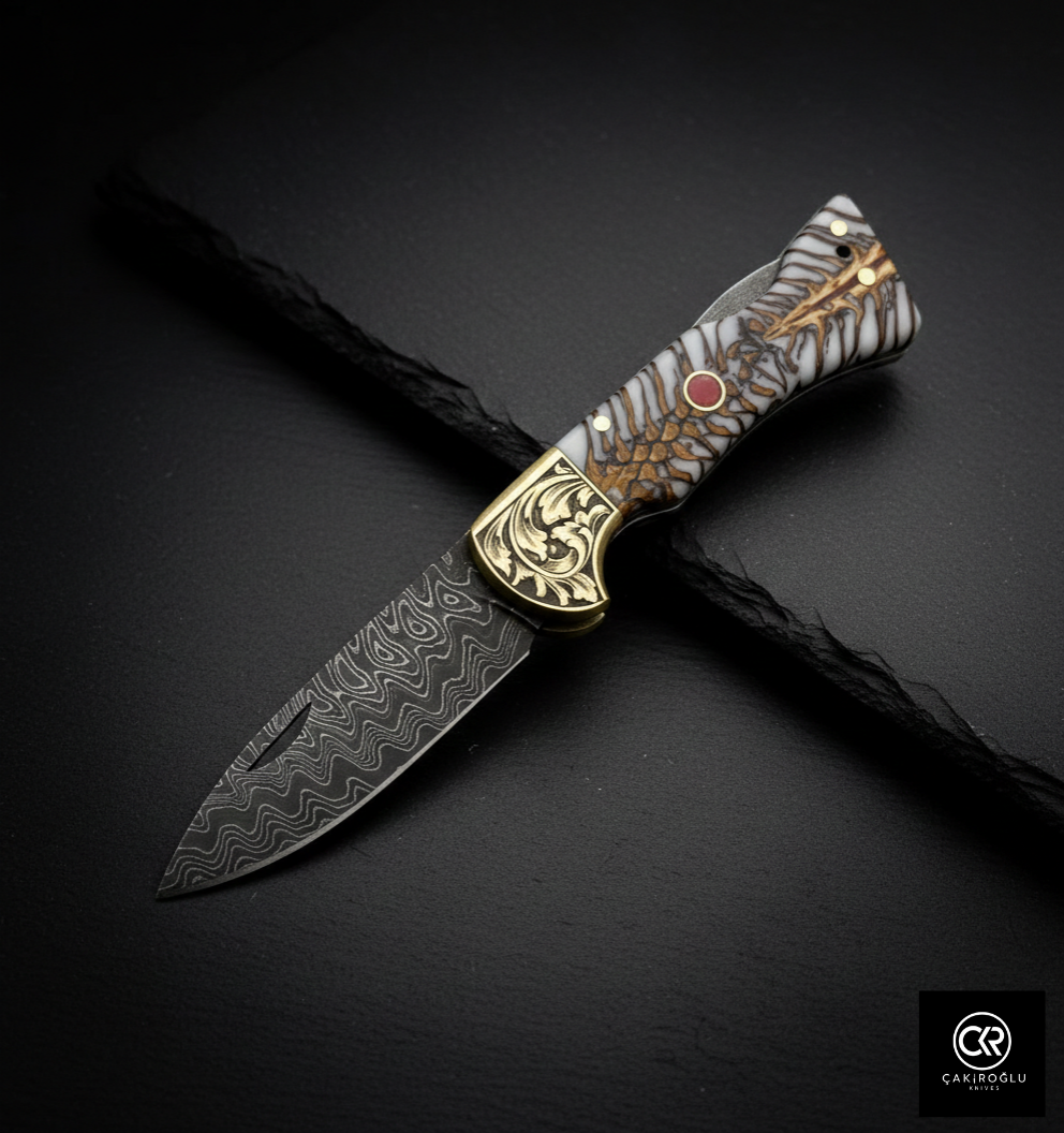 Corvus Series - Custom Handcrafted Folding Knife - Limited Edition