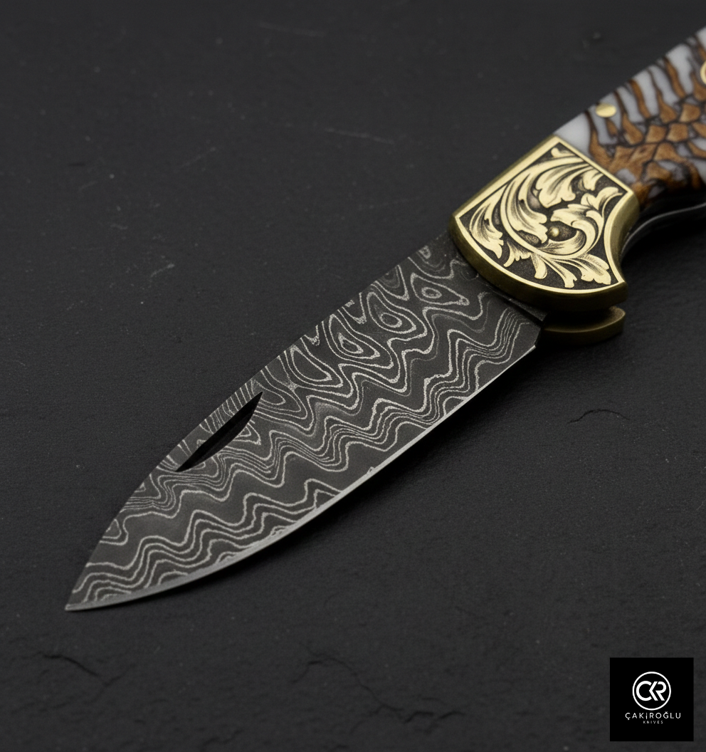 Corvus Series - Custom Handcrafted Folding Knife - Limited Edition