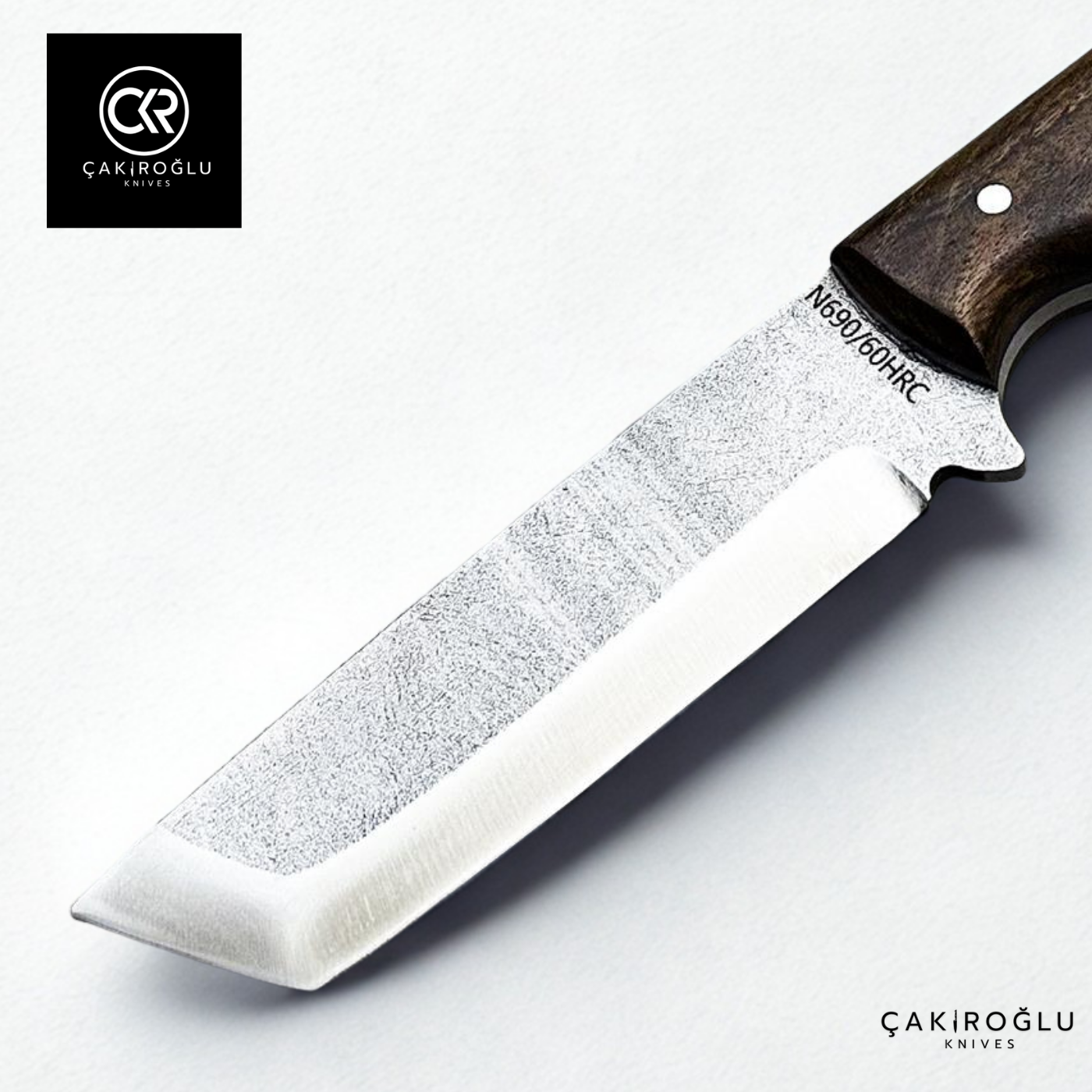 Handcrafted Custom-made Böhler N690 Steel Tanto Model Hunting Knife