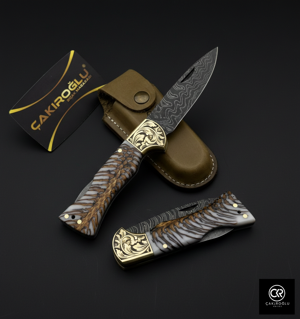 Corvus Series - Custom Handcrafted Folding Knife - Limited Edition