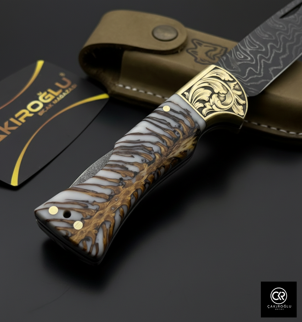 Corvus Series - Custom Handcrafted Folding Knife - Limited Edition
