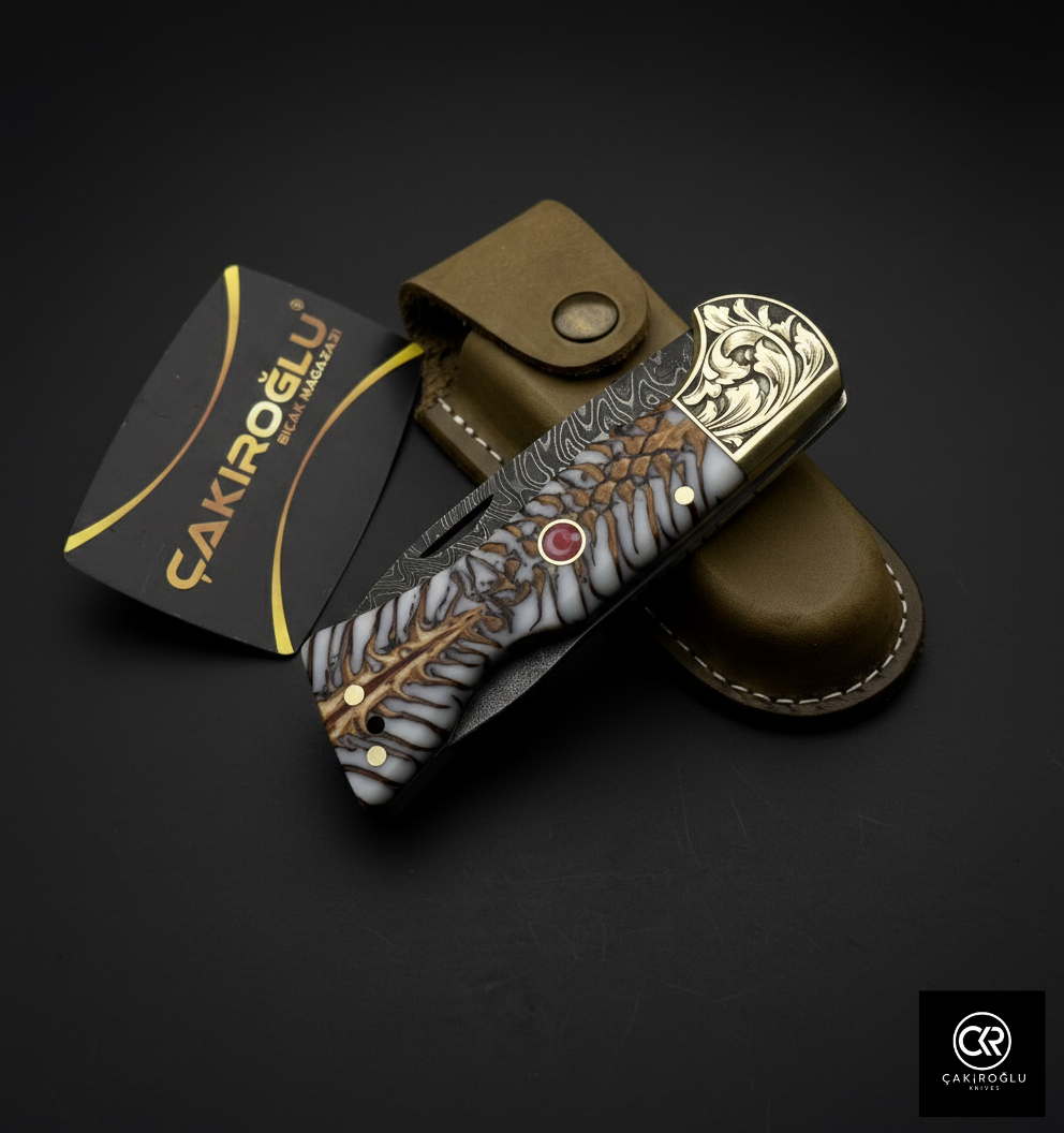 Corvus Series - Custom Handcrafted Folding Knife - Limited Edition