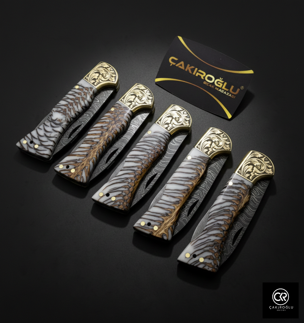 Corvus Series - Custom Handcrafted Folding Knife - Limited Edition