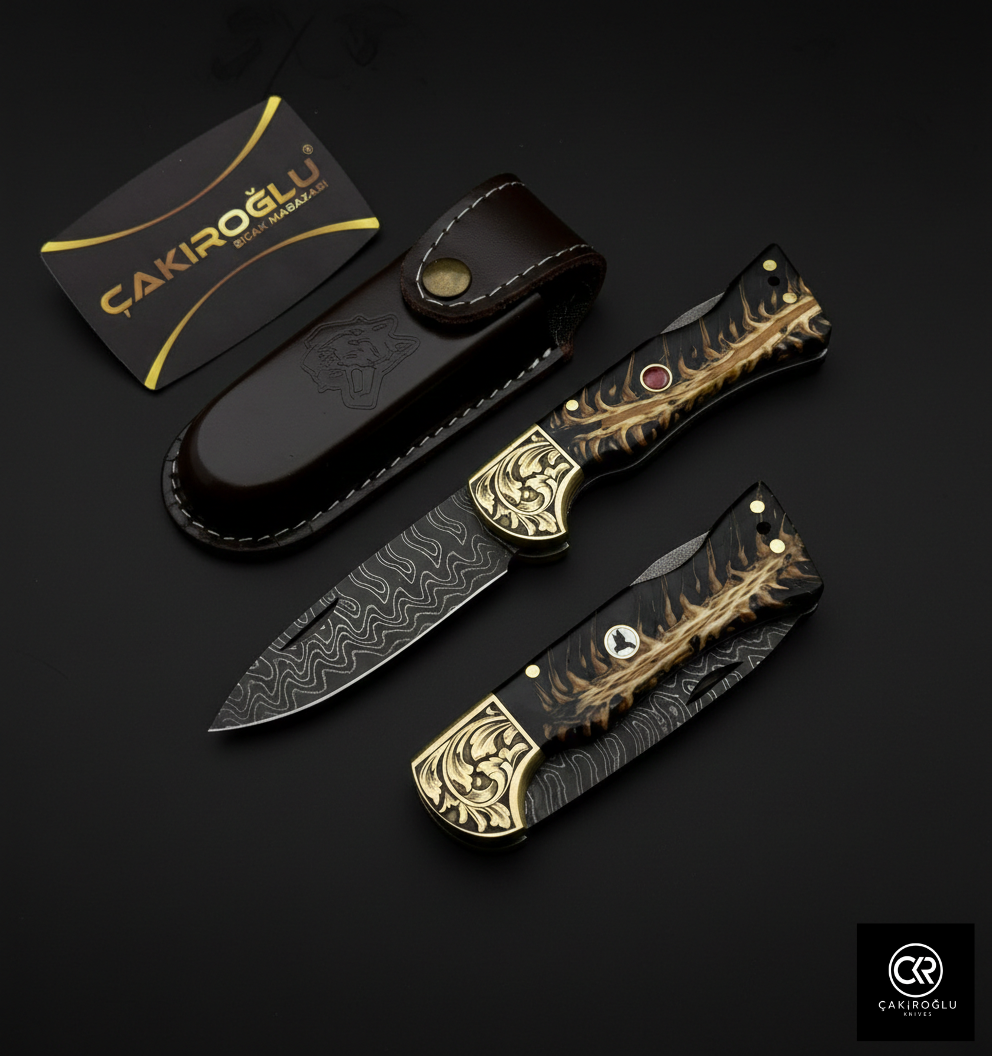 Corvus Series - Custom Handcrafted Folding Knife - Limited Edition