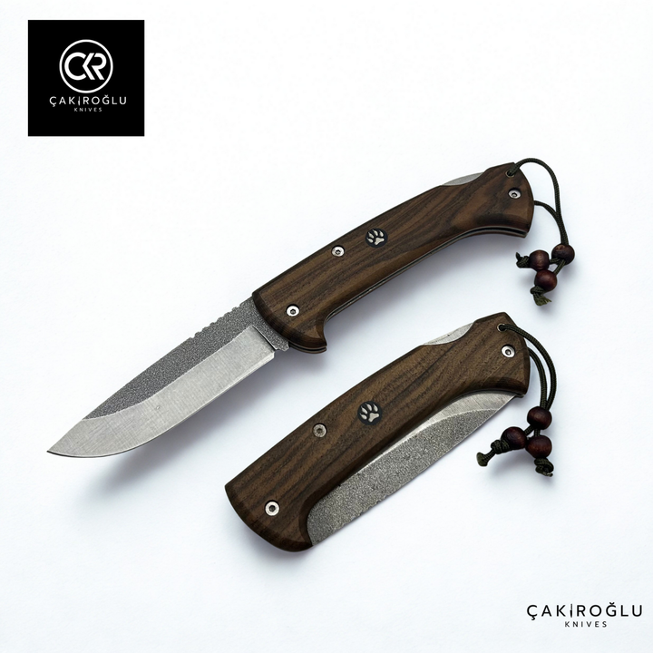 Göxon Börü - Walnut Root Handle Handcrafted Knife