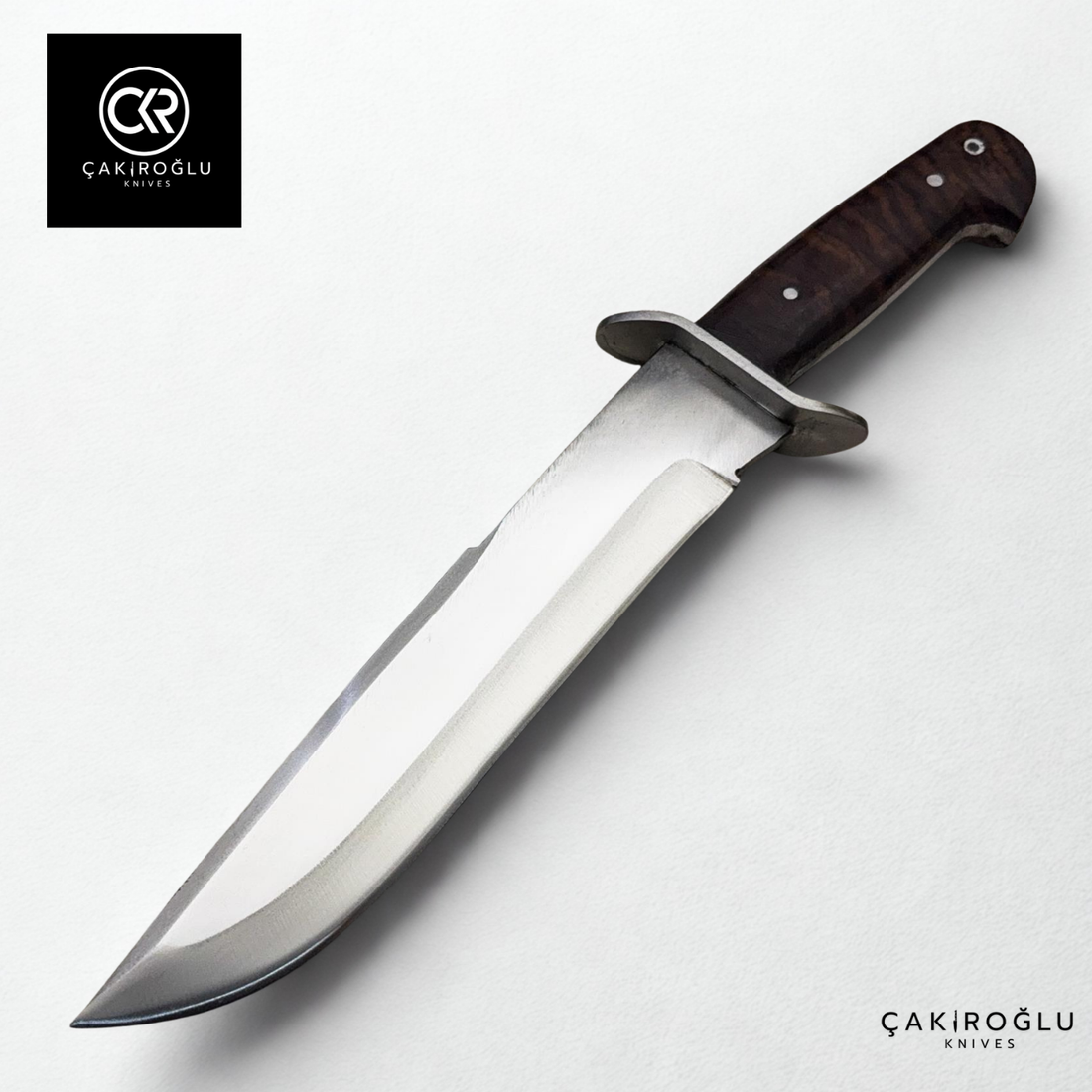 Handcrafted Custom-made Heavy Duty Machete Bowie Knife - Genuine Forged Scissors Steel