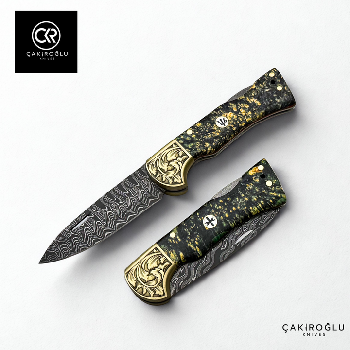 Corvus Series - Custom Handcrafted Folding Knife - Limited Edition