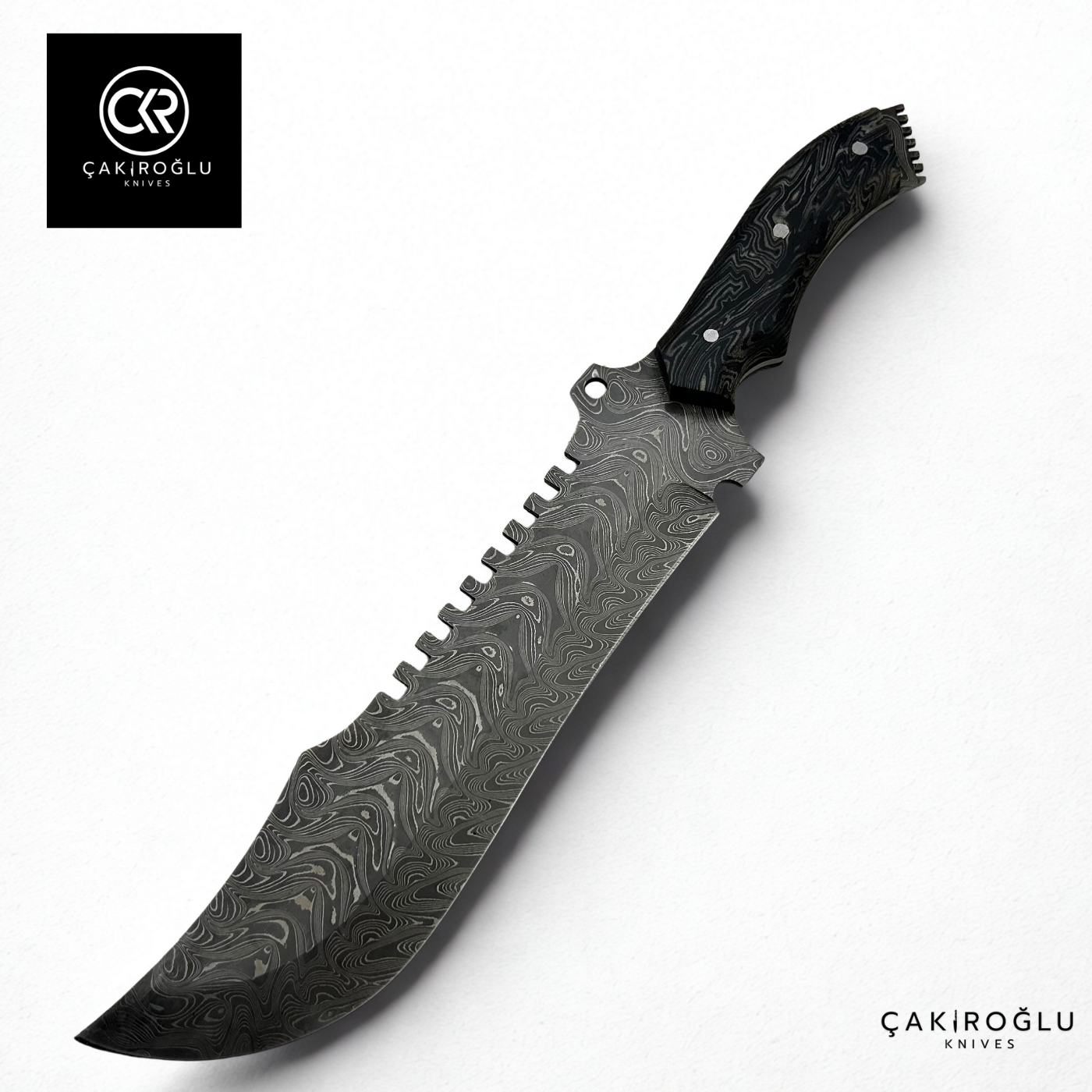 Ironhowl Exclusive Edition - Handcrafted Damascus Steel Jungle Machete