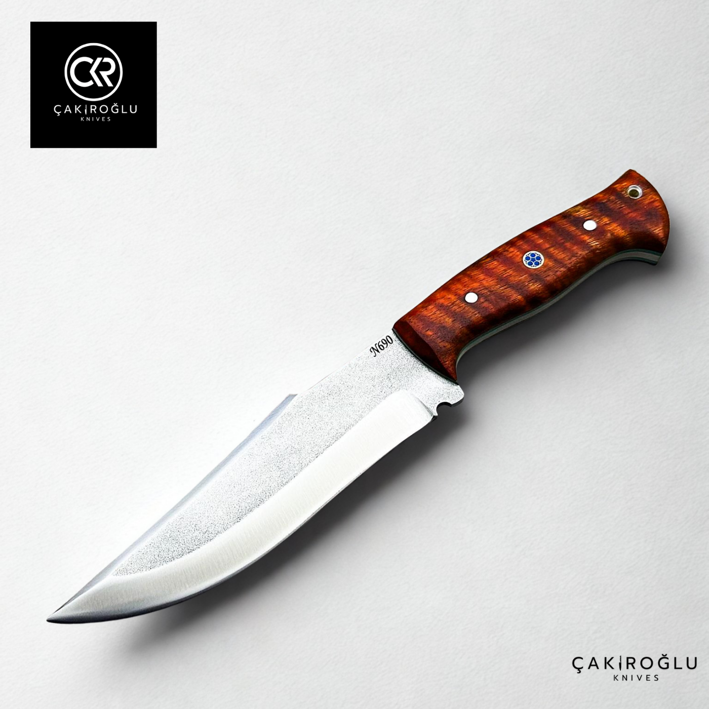 Handcrafted Custom-made Böhler N690 Steel & Stabilized Mango Handle Hunting Knife