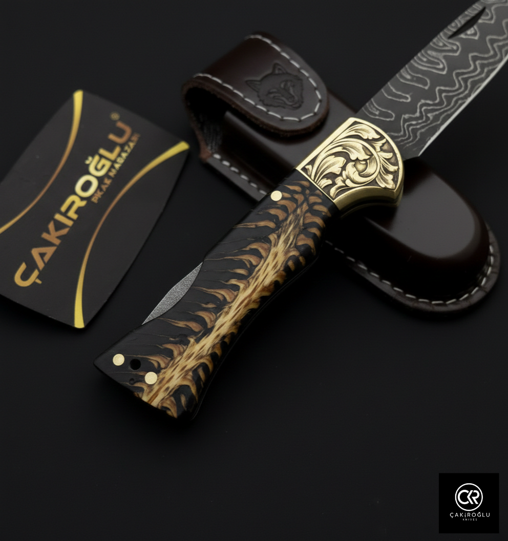 Corvus Series - Custom Handcrafted Folding Knife - Limited Edition