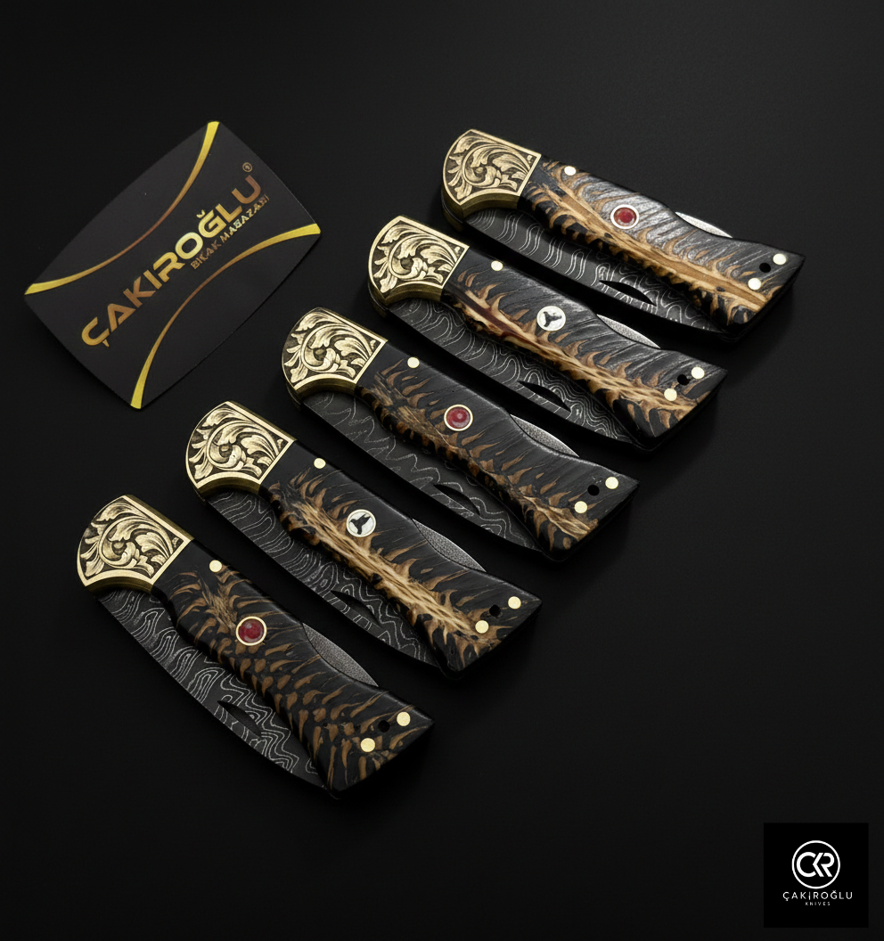 Corvus Series - Custom Handcrafted Folding Knife - Limited Edition