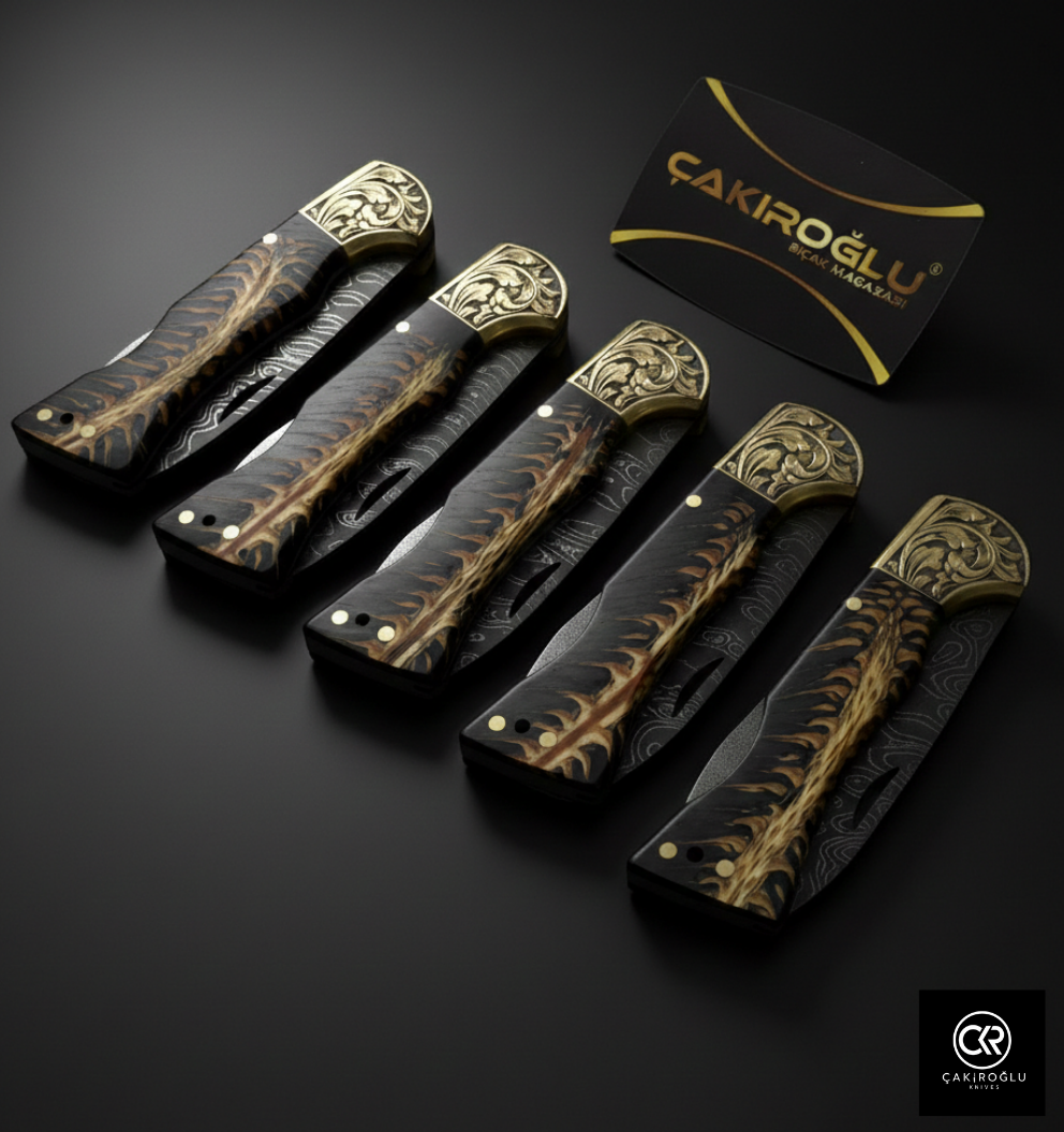 Corvus Series - Custom Handcrafted Folding Knife - Limited Edition