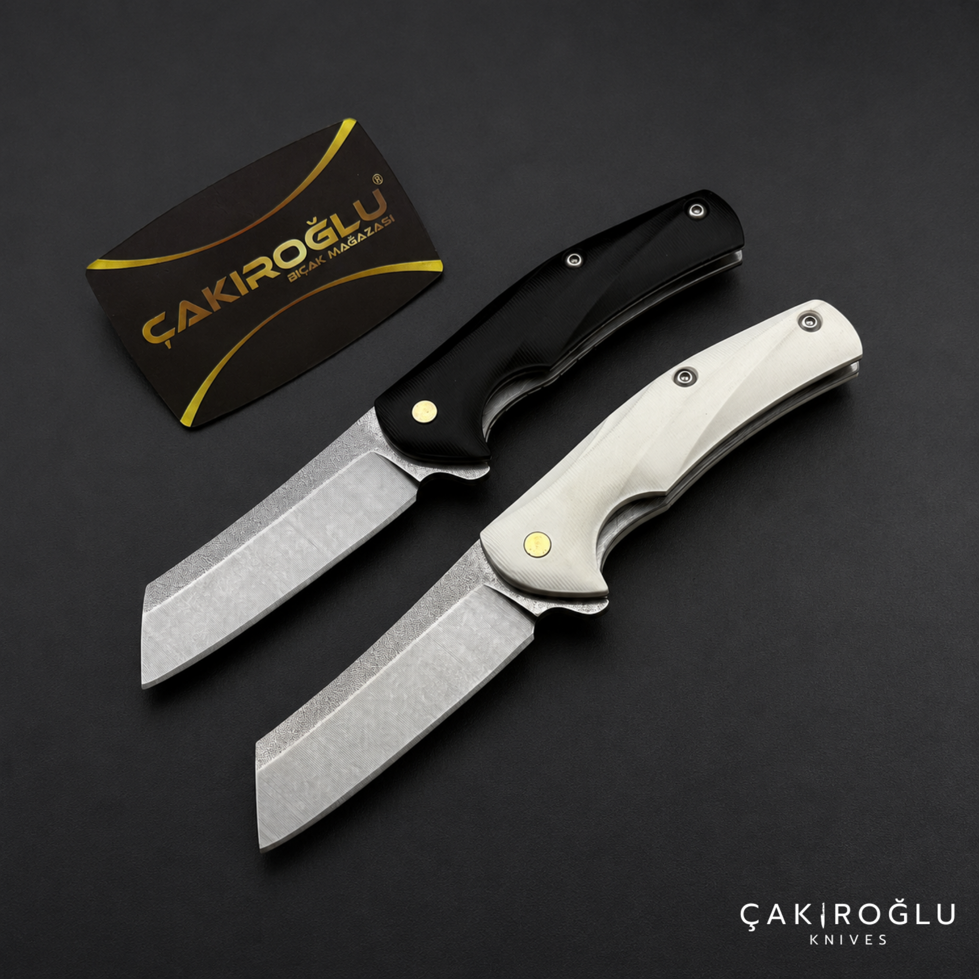 Handmade Stainless Steel Tanto Folding Pocket Knife