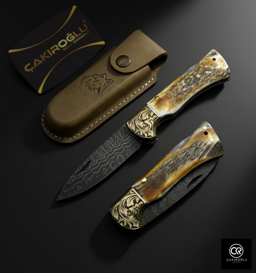 Corvus Series - Custom Handcrafted Folding Knife - Limited Edition
