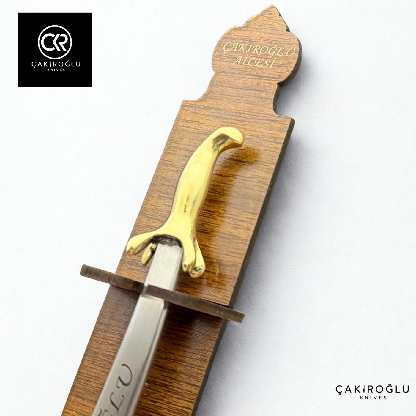 Decorative Sword with Stand – 4116 Stainless Steel & Brass Handle