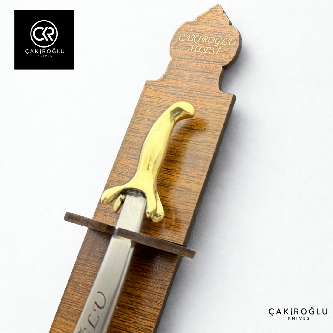 Decorative Sword with Stand – 4116 Stainless Steel & Brass Handle