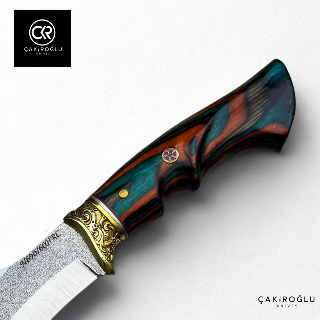 Heritage OceanFlame - Handcrafted Custom Hunting Knife