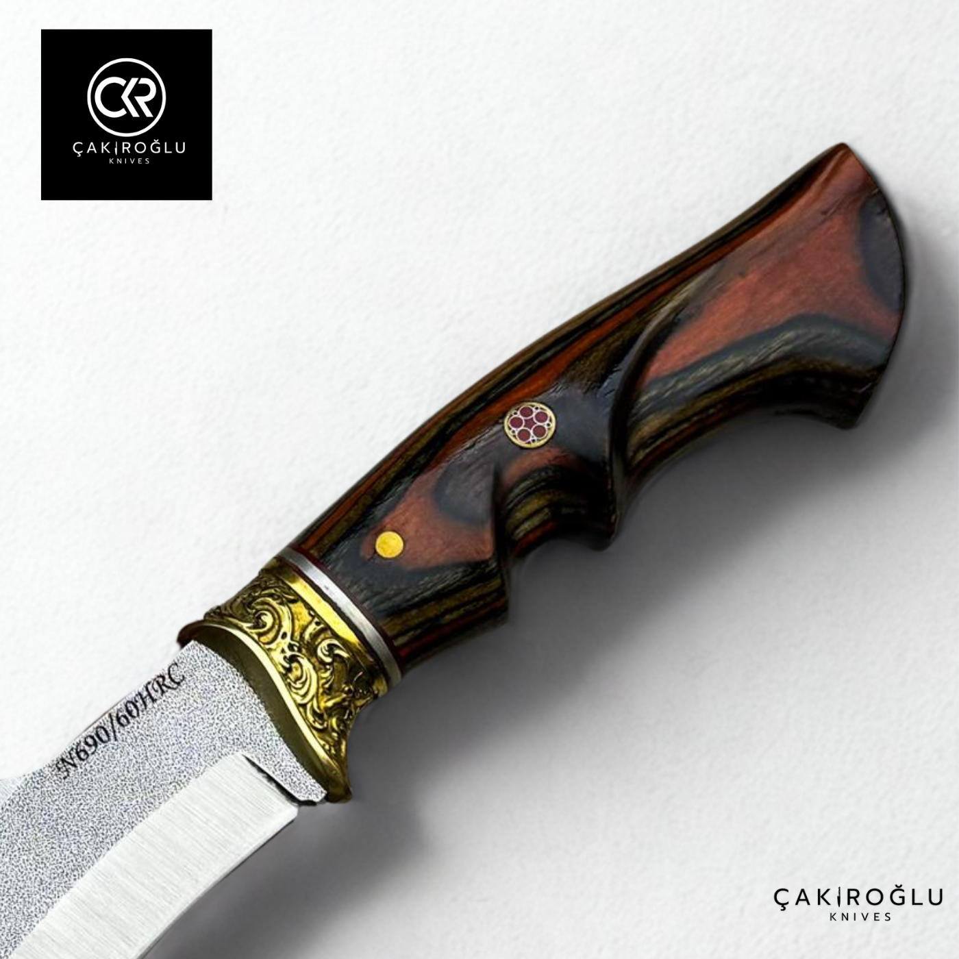 Heritage 296 Ember - Handcrafted Custom N690 Steel Hunting Knife