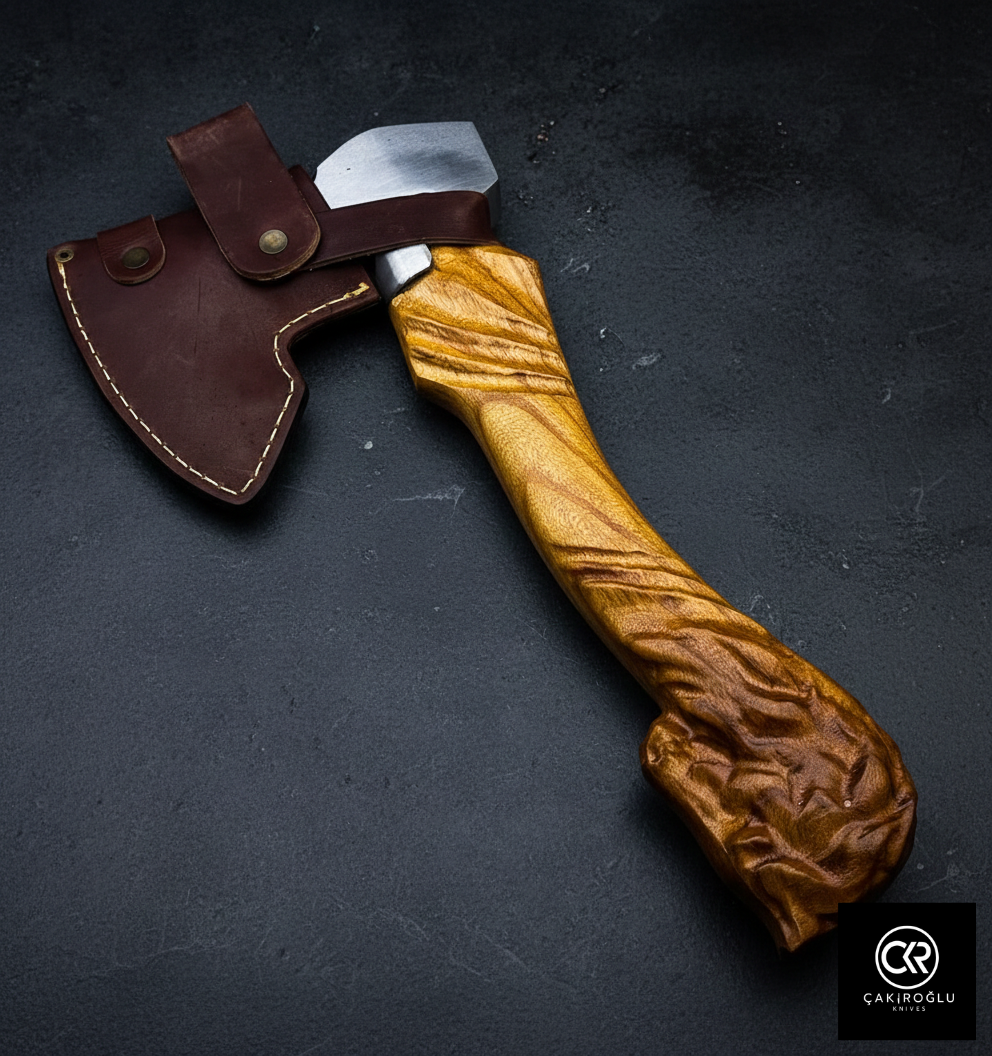 Specially Handworked Horse Head Design Handmade Camping Axe