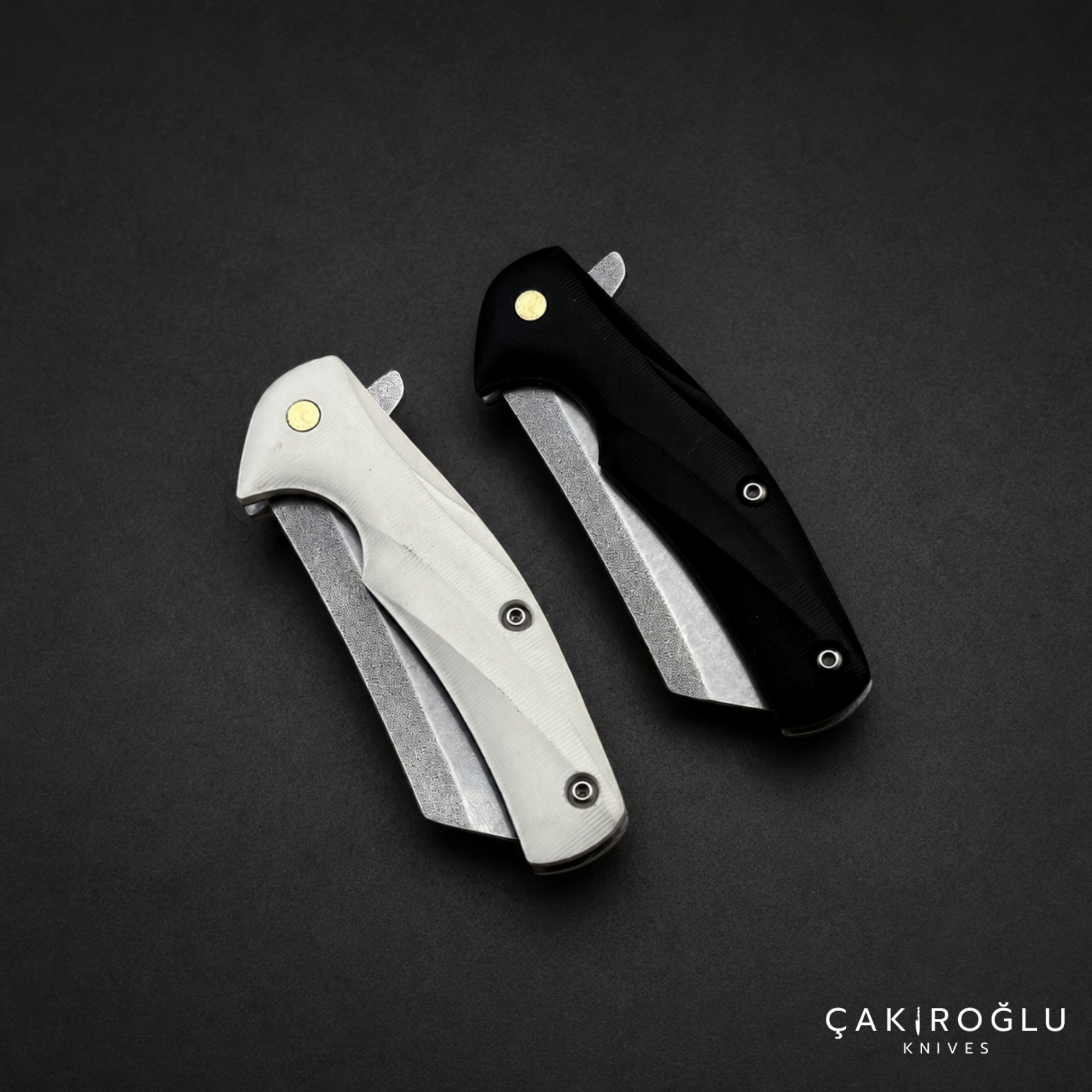 Handmade Stainless Steel Tanto Folding Pocket Knife