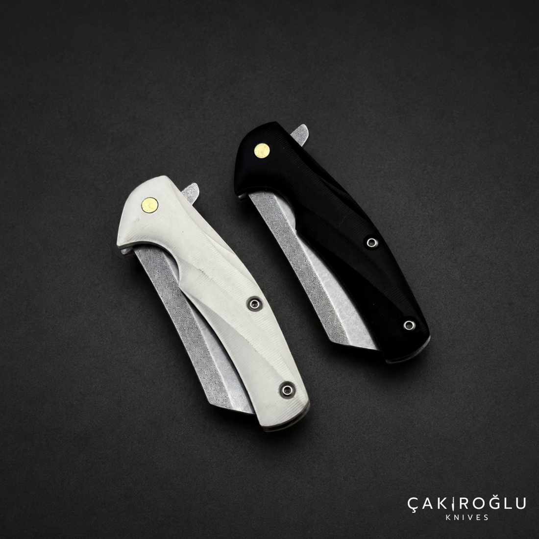 Handmade Stainless Steel Tanto Folding Pocket Knife